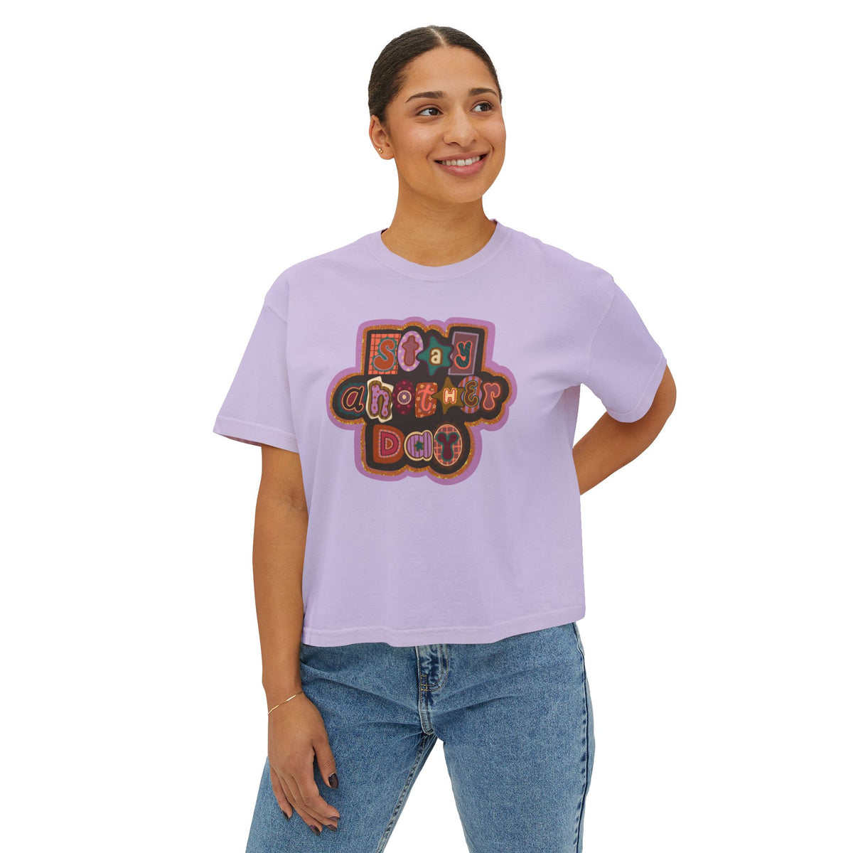 Stay Another Day Comfort Colors Boxy Tee