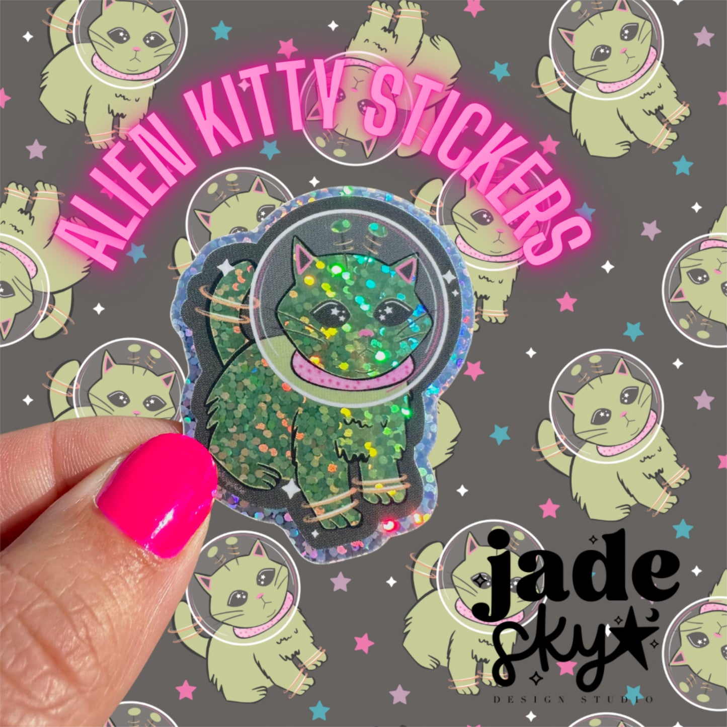 Aliencore Kitty sticker