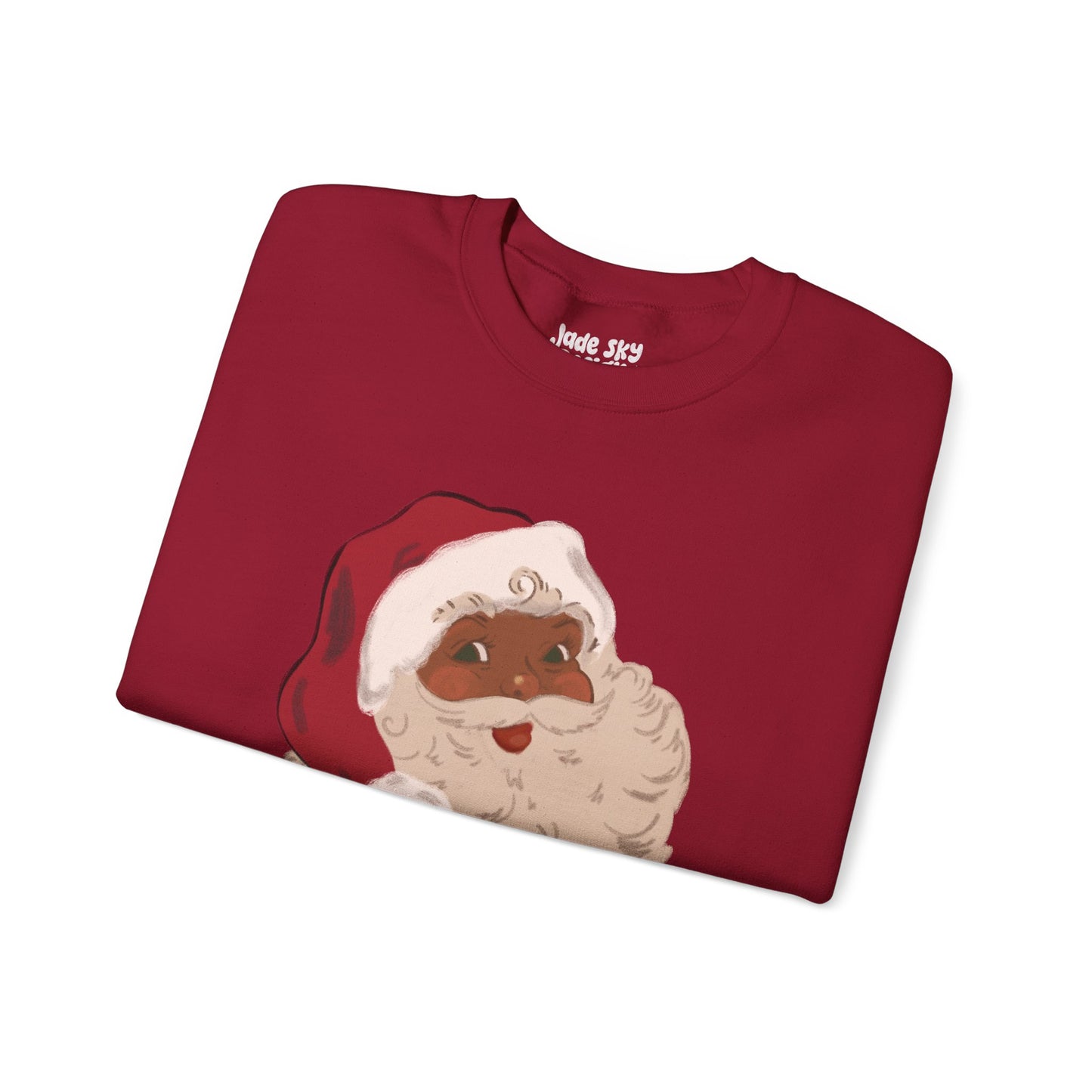 Vintage Brown Santa Crewneck Sweatshirt