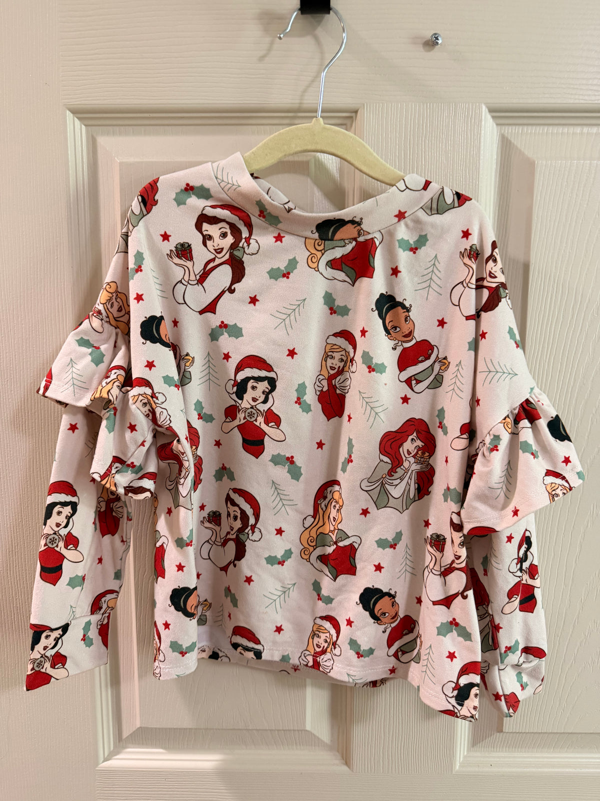 5t Christmas Princess ruffle dolman