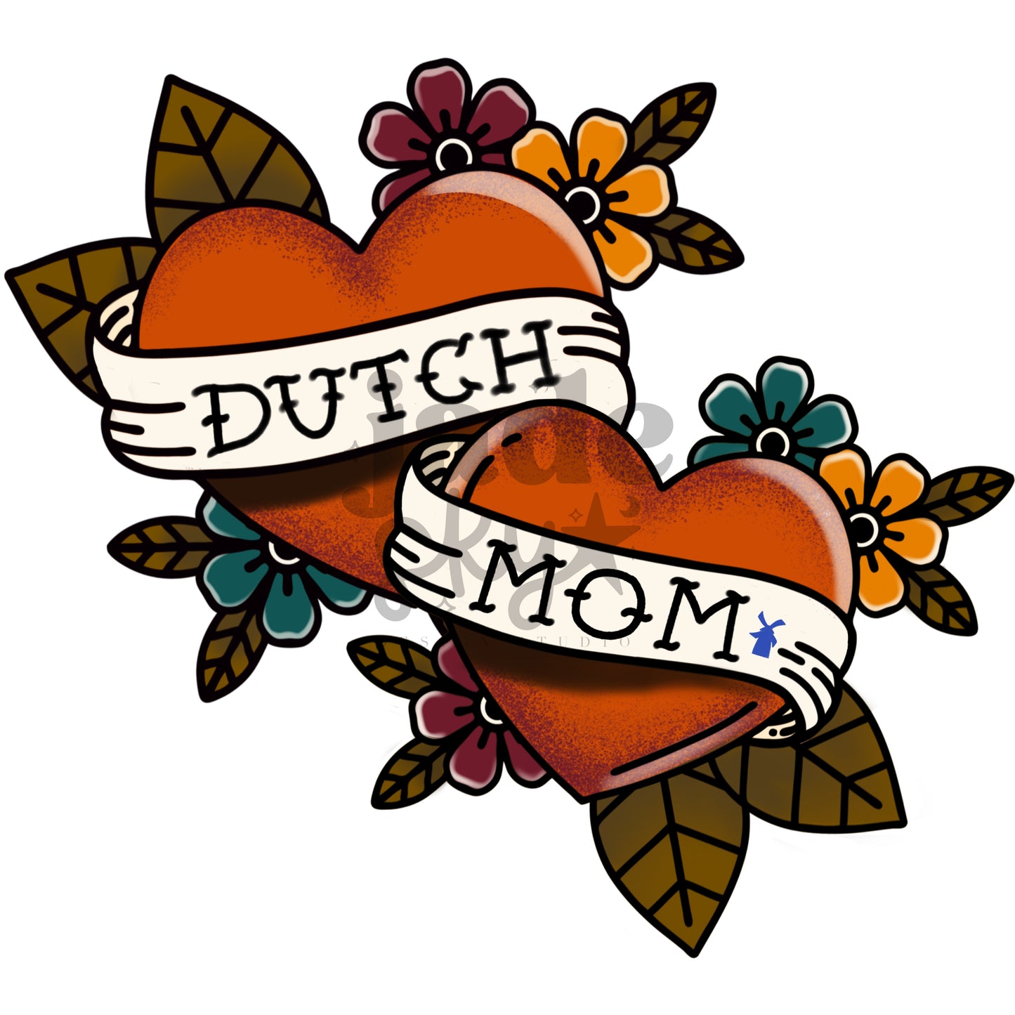Dutch Mom tattoo PNG