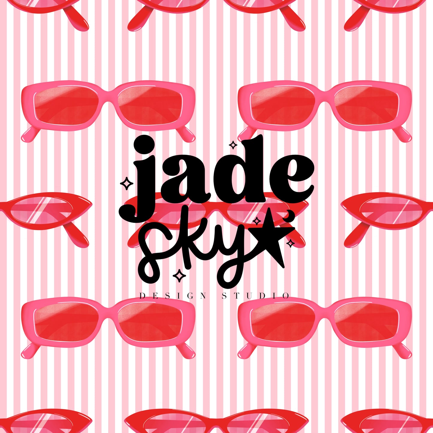 Pink and Red Sunglasses