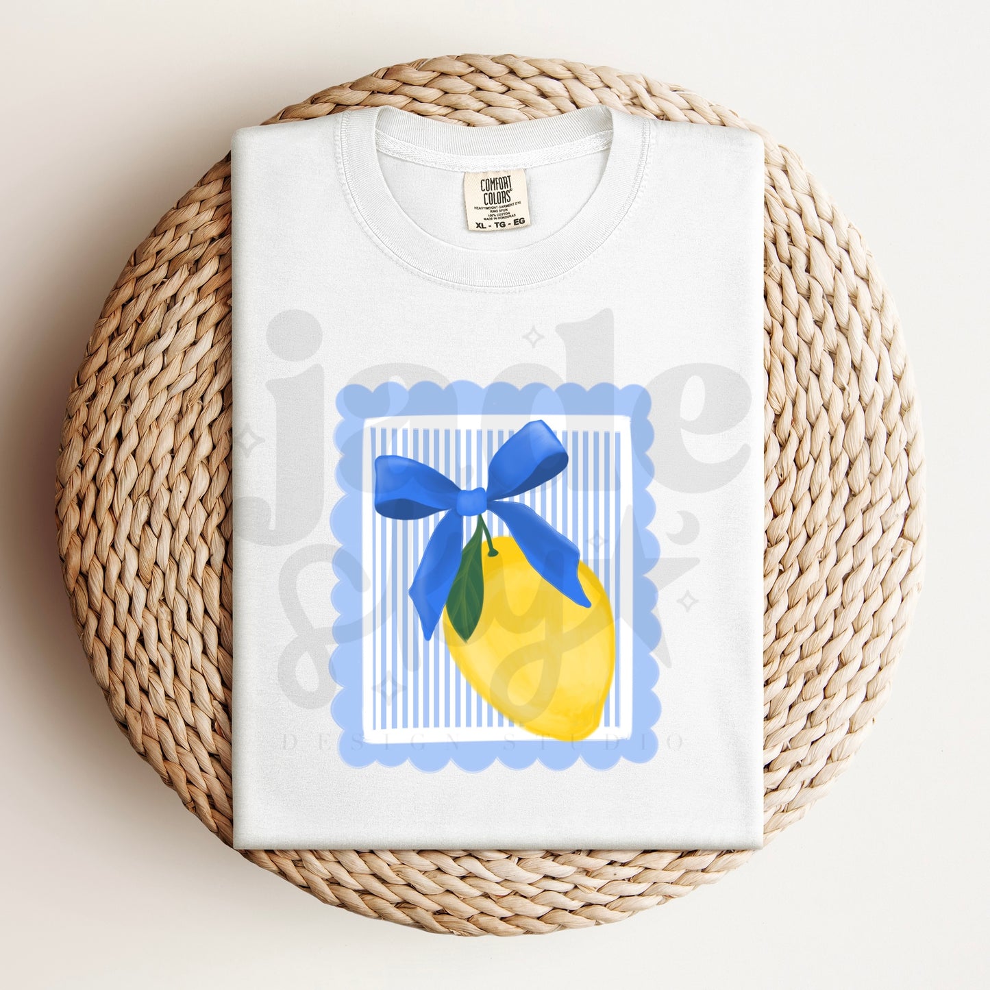 Coquette Lemon Stamp PNG