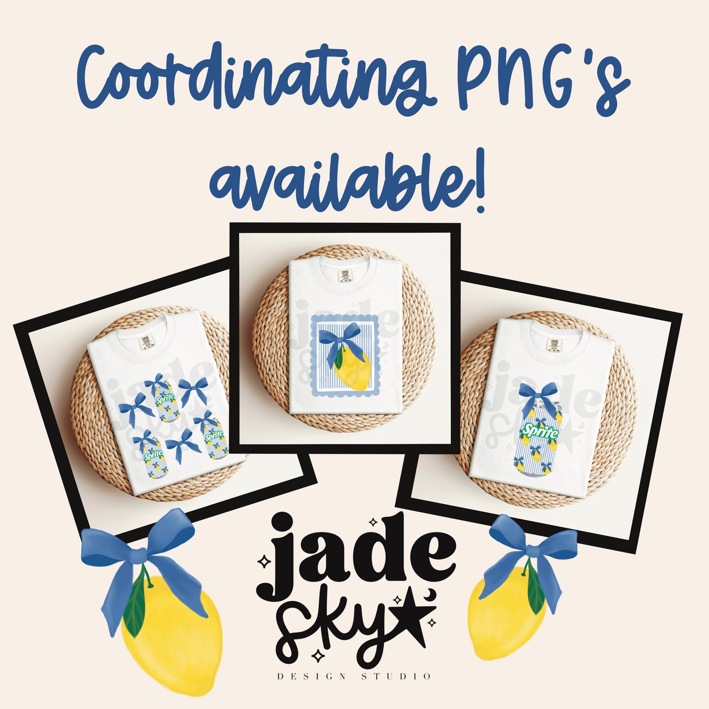 Coquette Lemon Stamp PNG