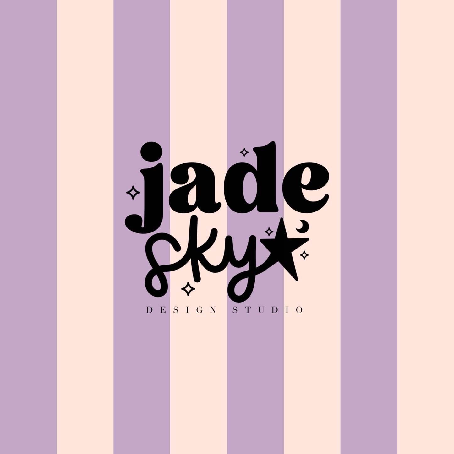 Purple bows + polka dots + stripes