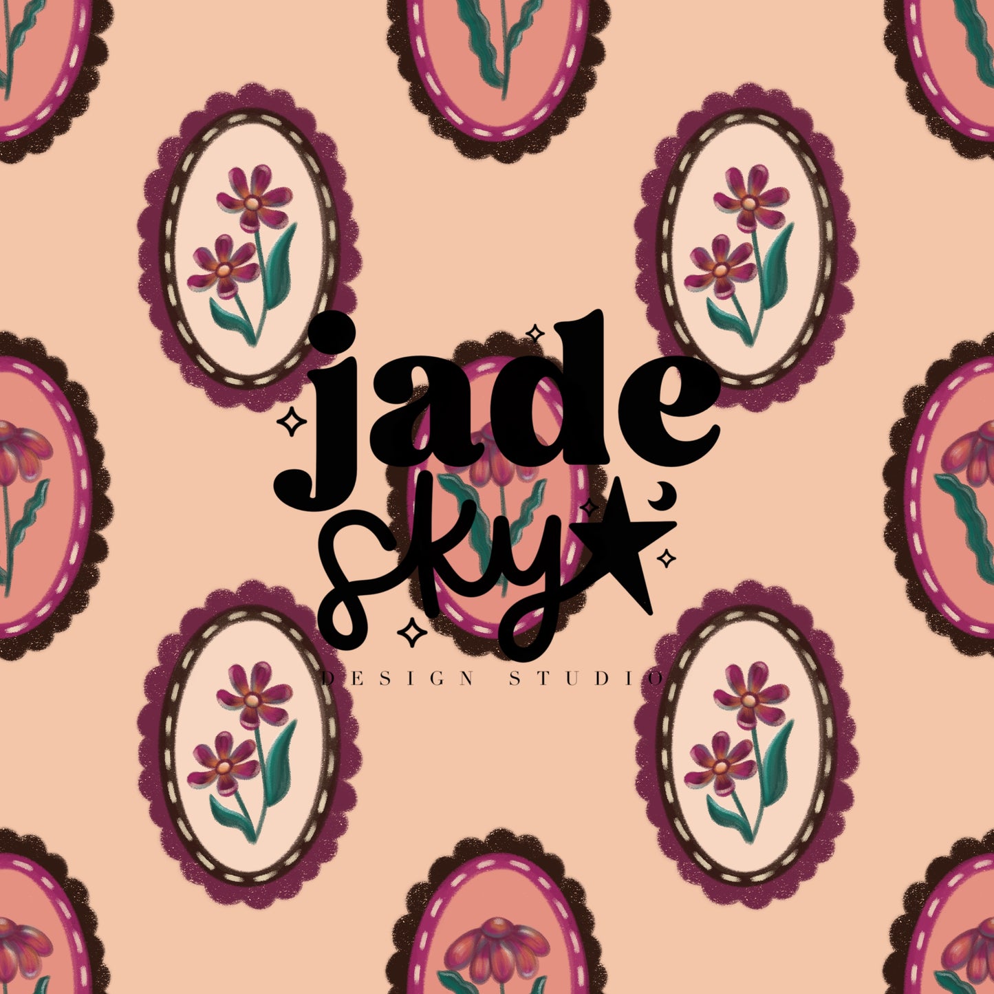 Fall floral frames