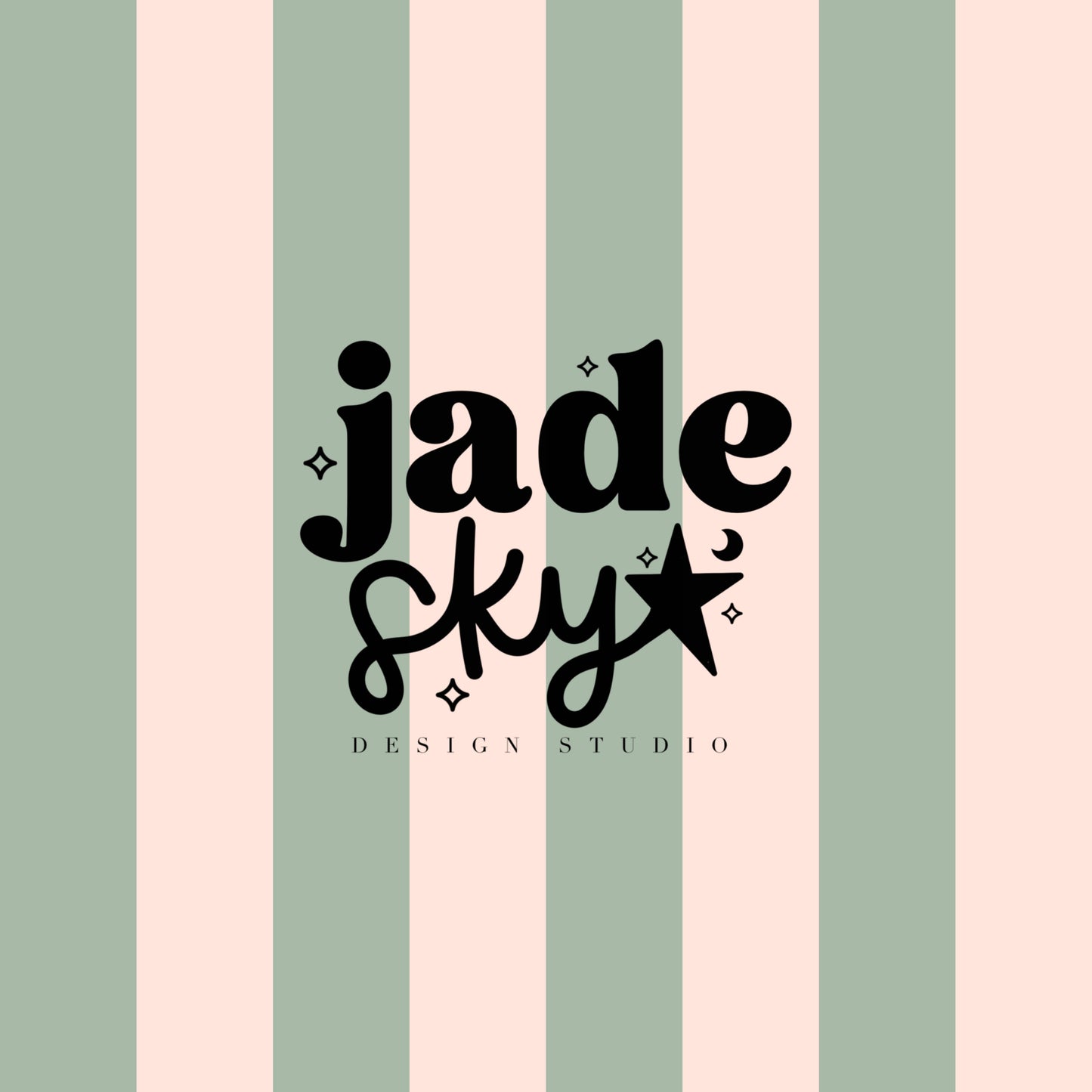 Green bows + polka dots + stripes