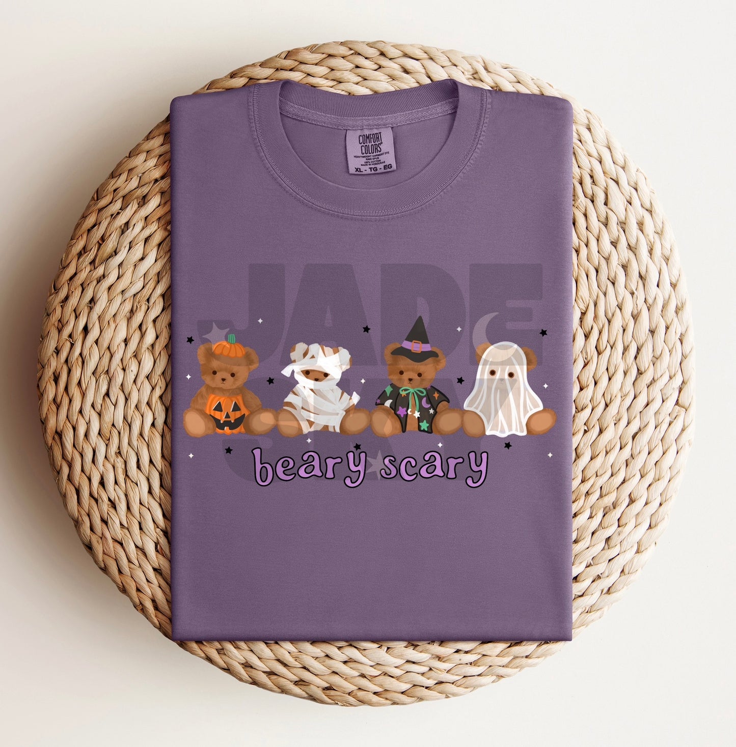 Halloween Teddies PNG (horizontal design)