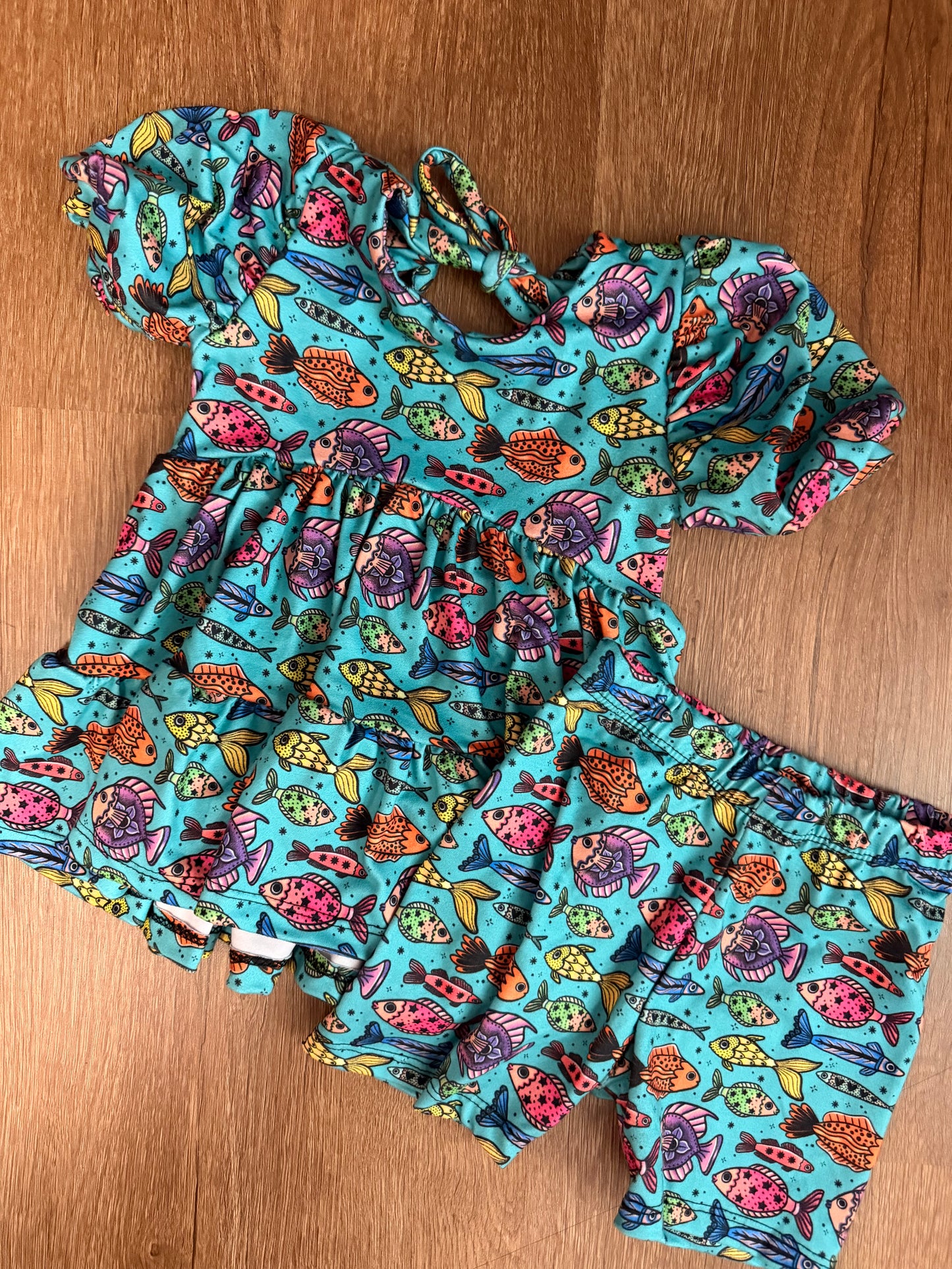 3t Crybaby x jsds exclusive tattoo fish babydoll set