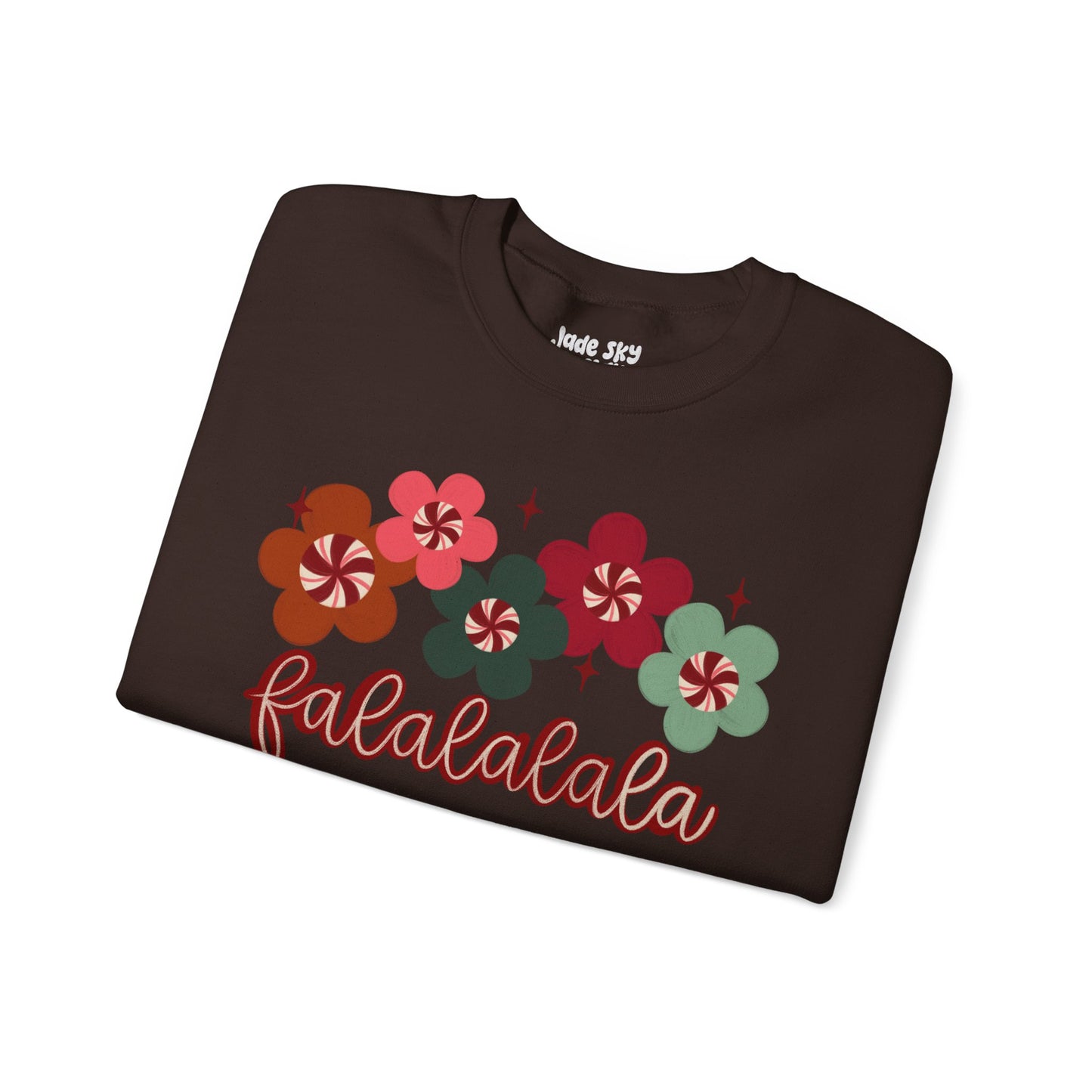 Floral Falalalala Crewneck Sweatshirt