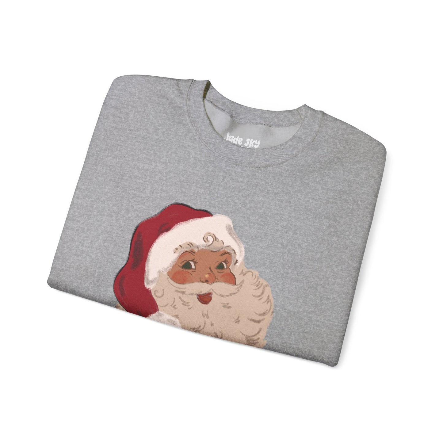 Vintage Peach Santa Crewneck Sweatshirt