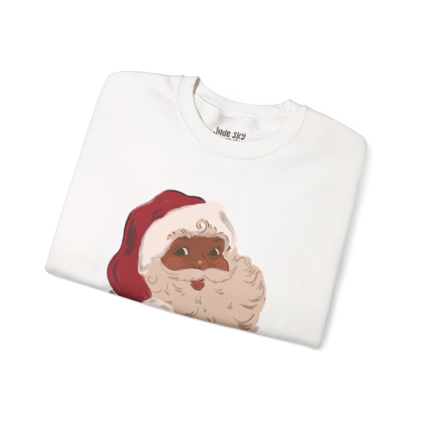 Vintage Brown Santa Crewneck Sweatshirt