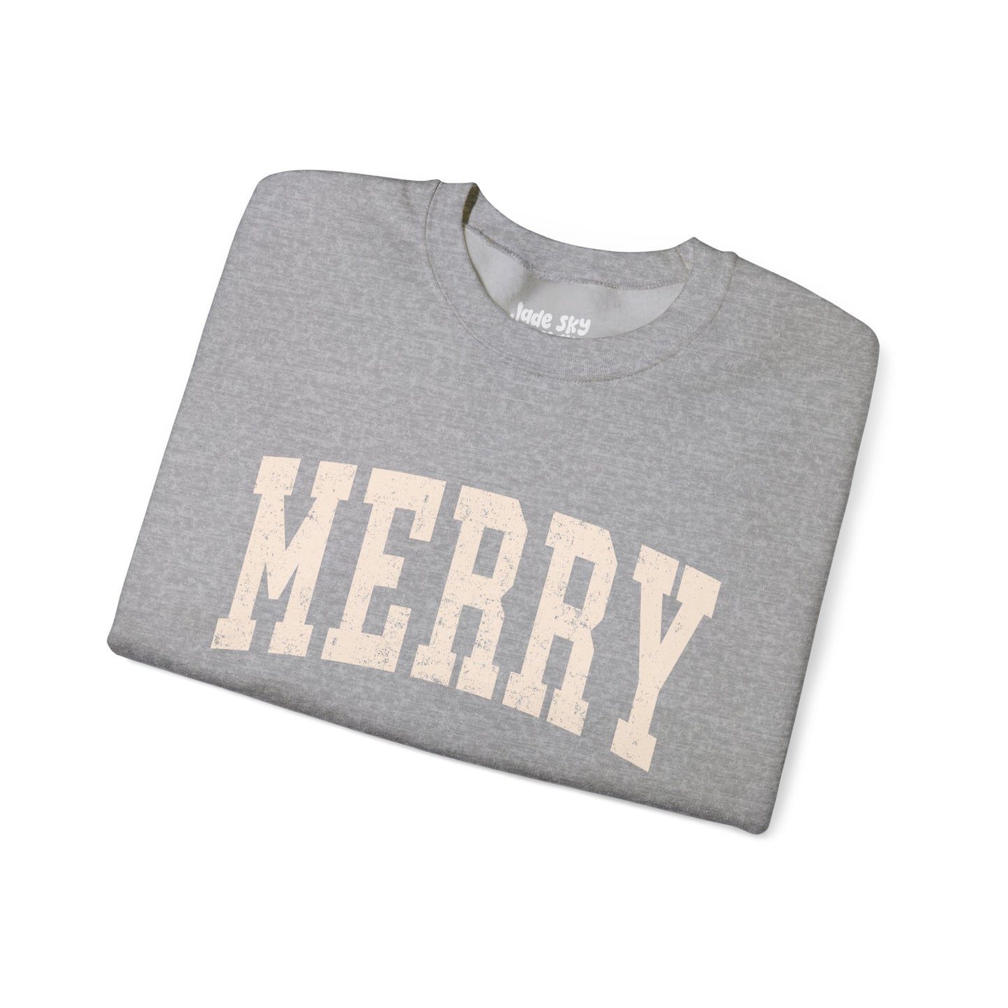 Merry (distressed) Crewneck