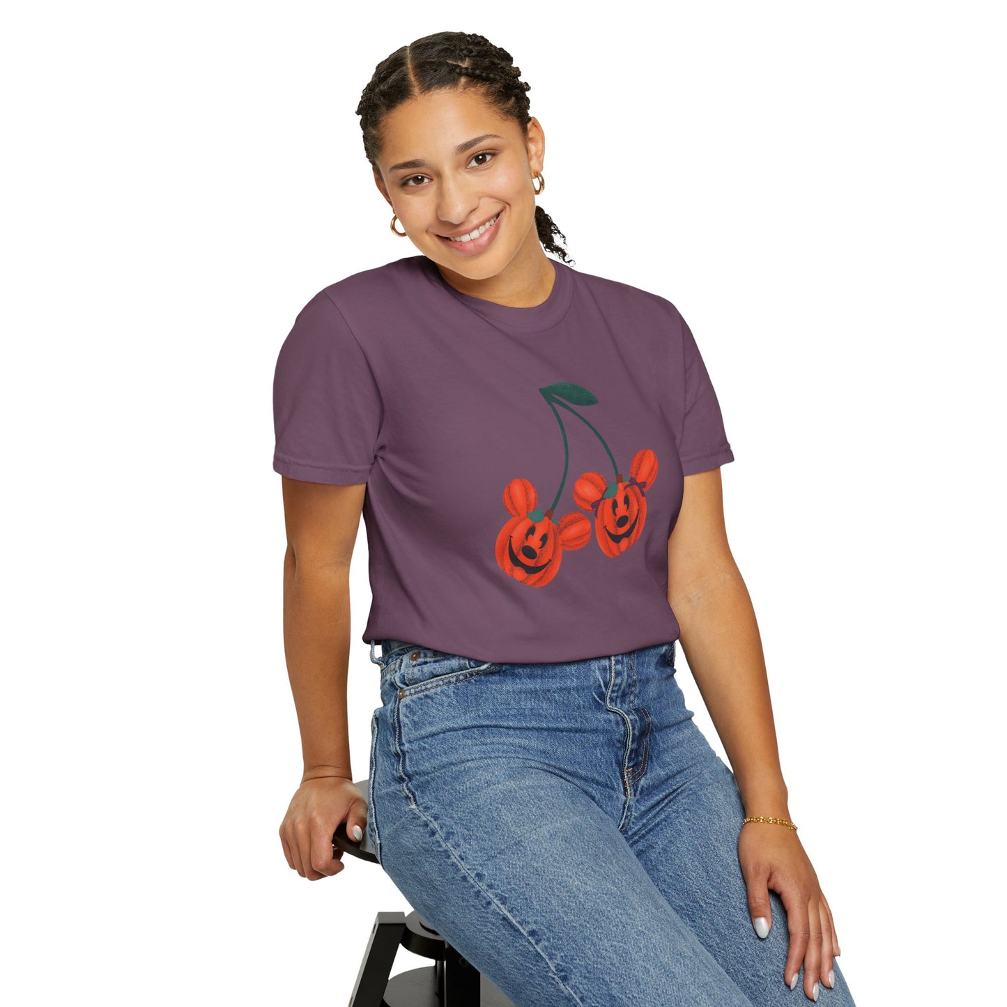 Magical Mouse Cherry Pumpkin Comfort Colors Tee