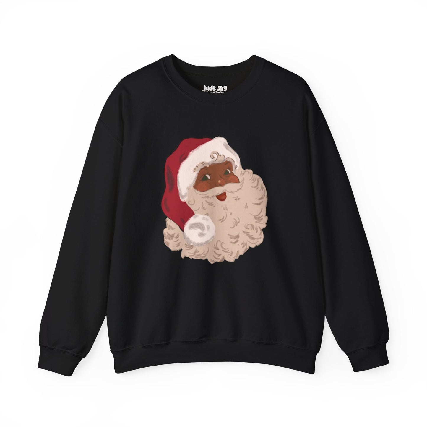 Vintage Brown Santa Crewneck Sweatshirt