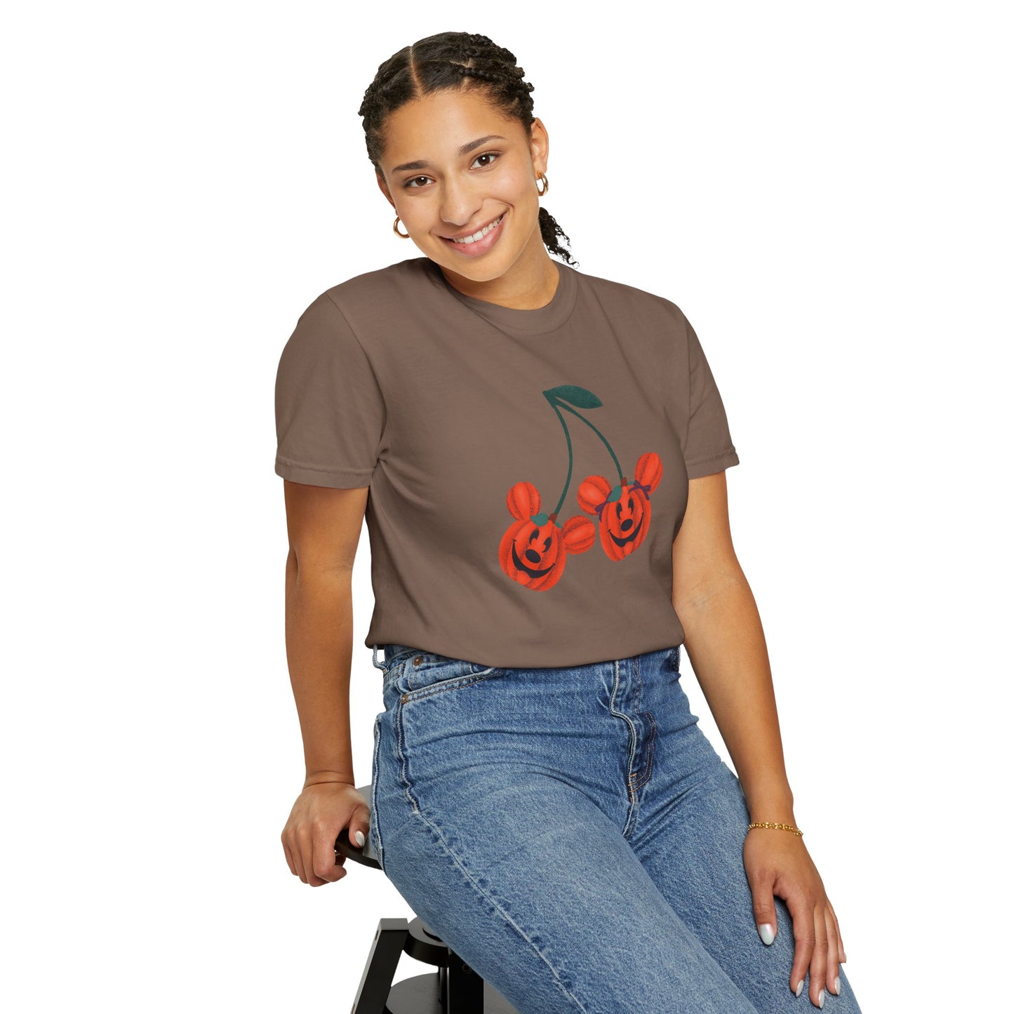 Magical Mouse Cherry Pumpkin Comfort Colors Tee