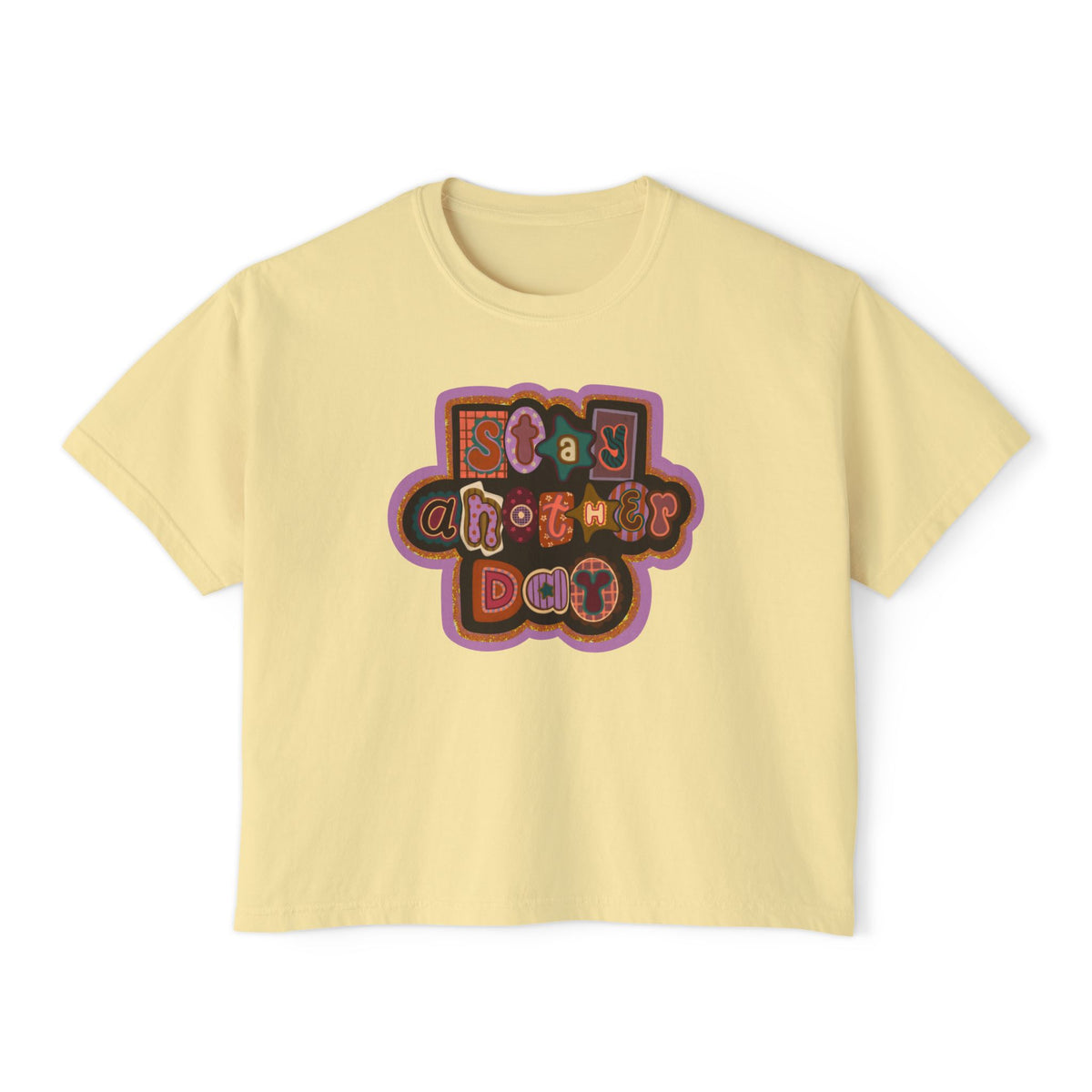 Stay Another Day Comfort Colors Boxy Tee