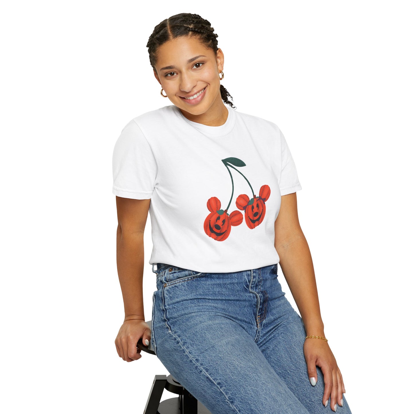 Magical Mouse Cherry Pumpkin Comfort Colors Tee