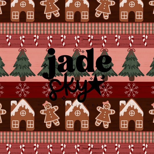 Christmas Sweater Stripes (pink)