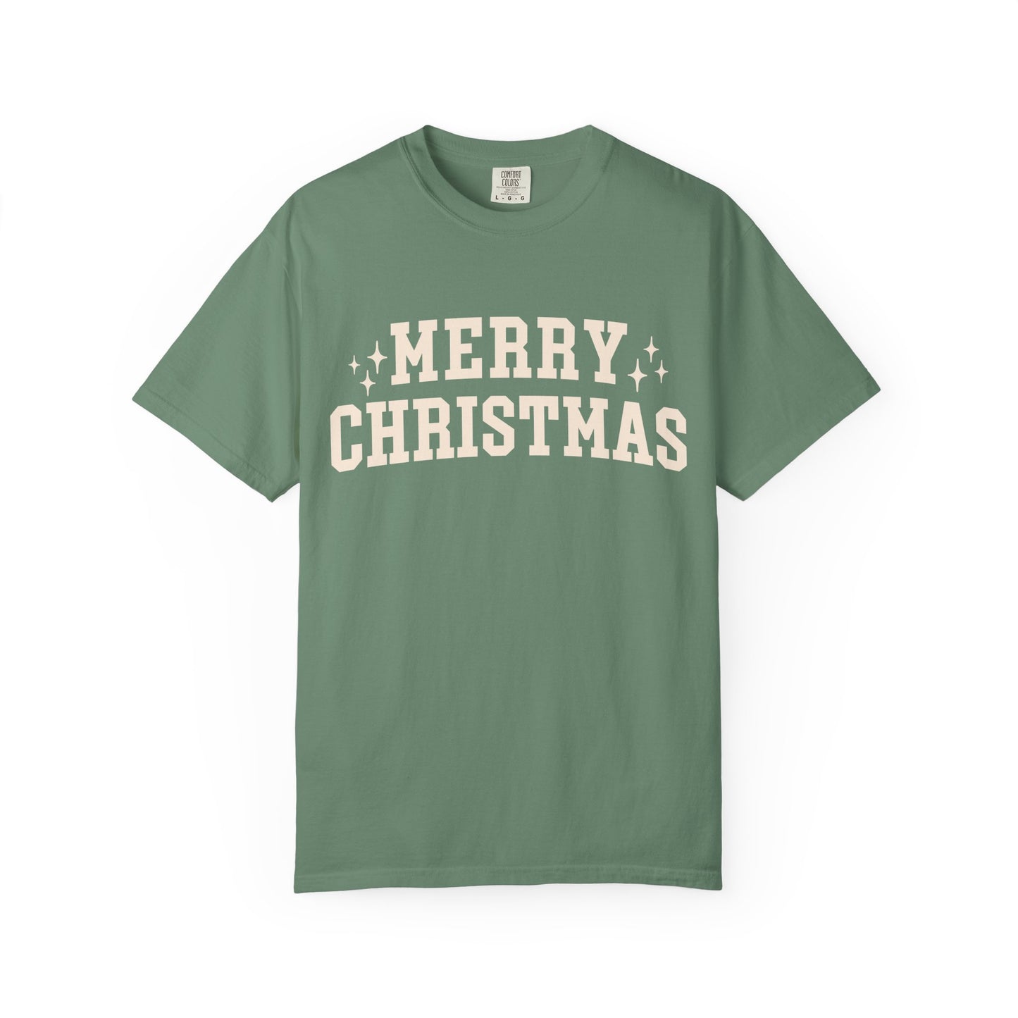 Merry Christmas Comfort Colors Tee