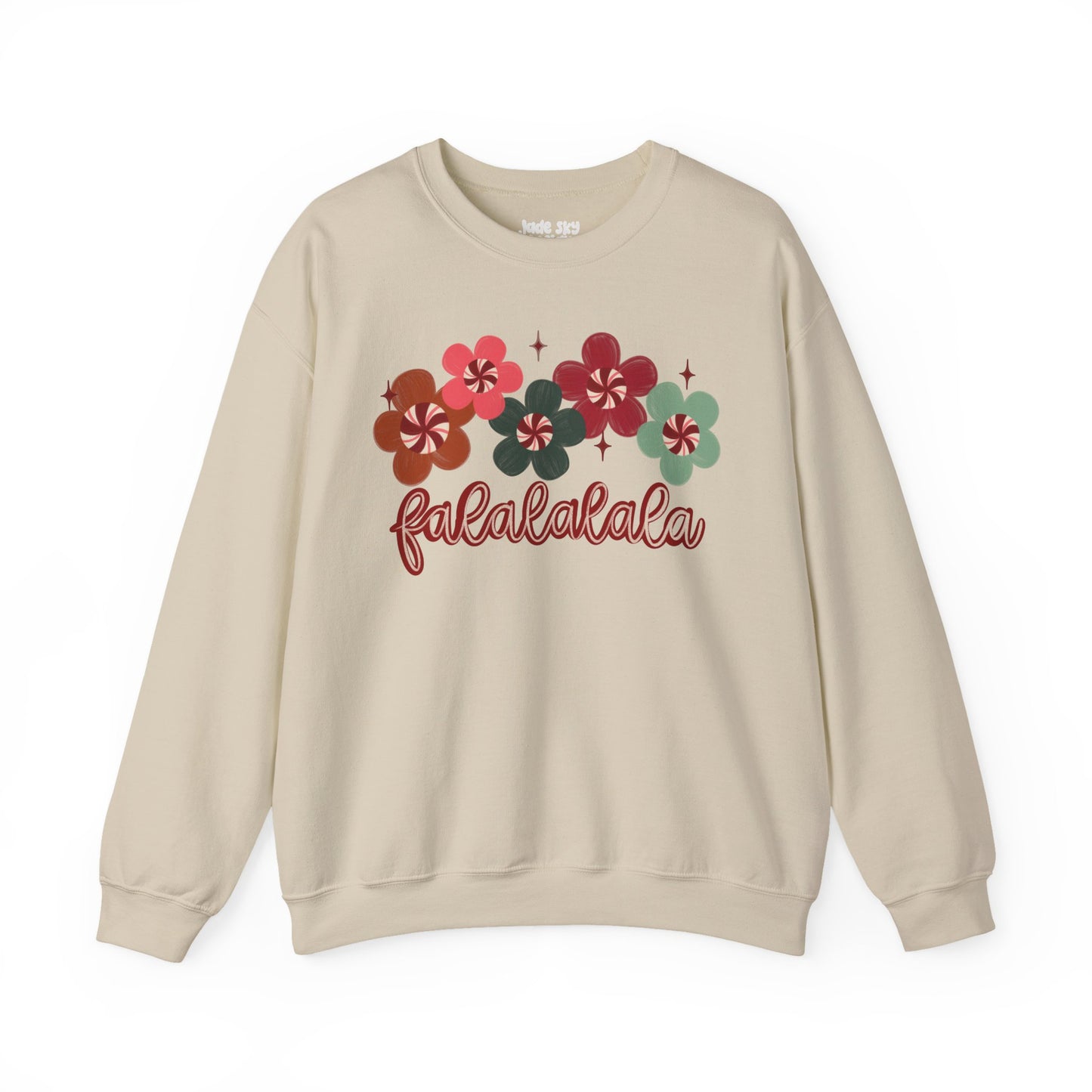 Floral Falalalala Crewneck Sweatshirt