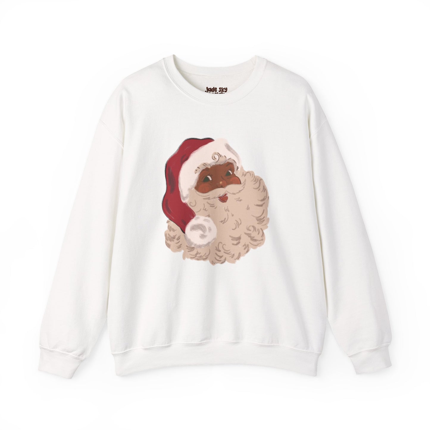 Vintage Brown Santa Crewneck Sweatshirt