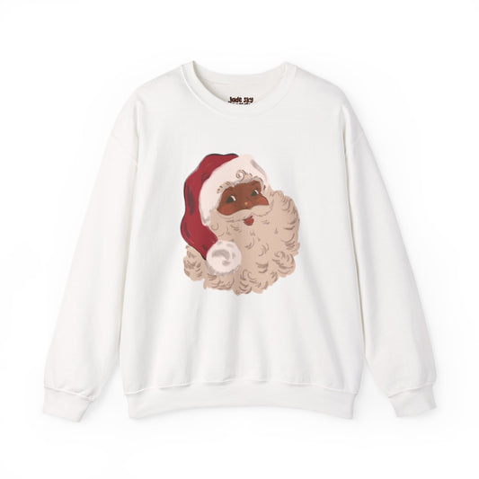 Vintage Brown Santa Crewneck Sweatshirt