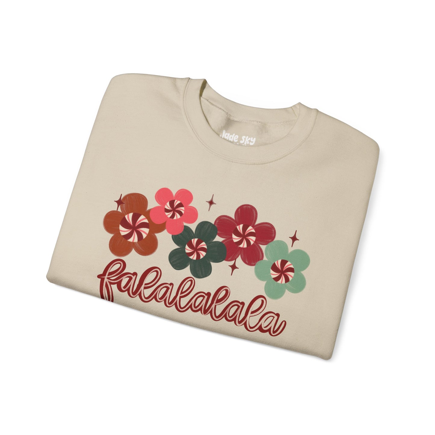 Floral Falalalala Crewneck Sweatshirt