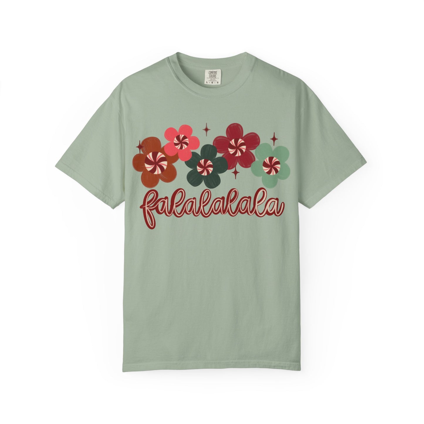 Peppermint Floral Comfort Colors Tee