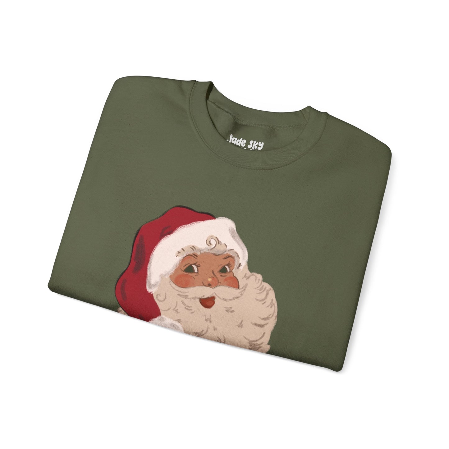 Vintage Peach Santa Crewneck Sweatshirt