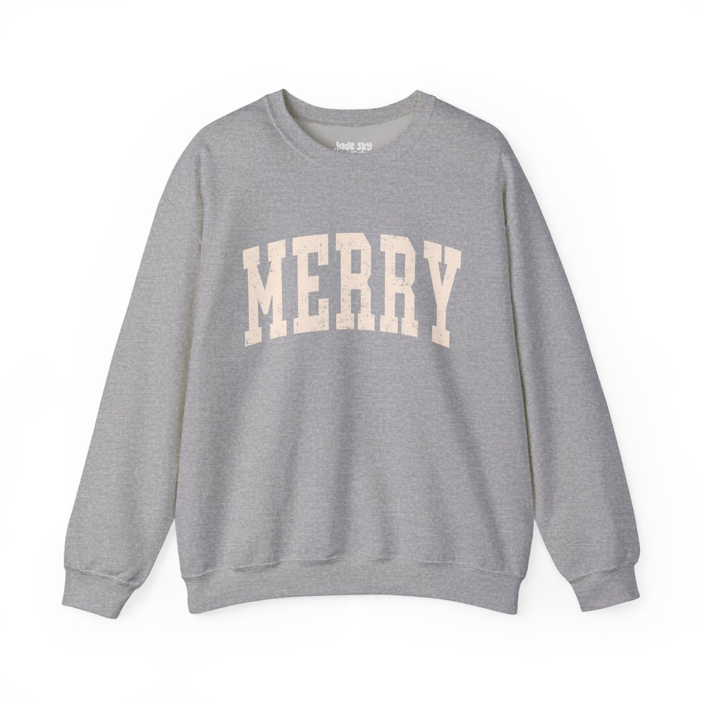 Merry (distressed) Crewneck