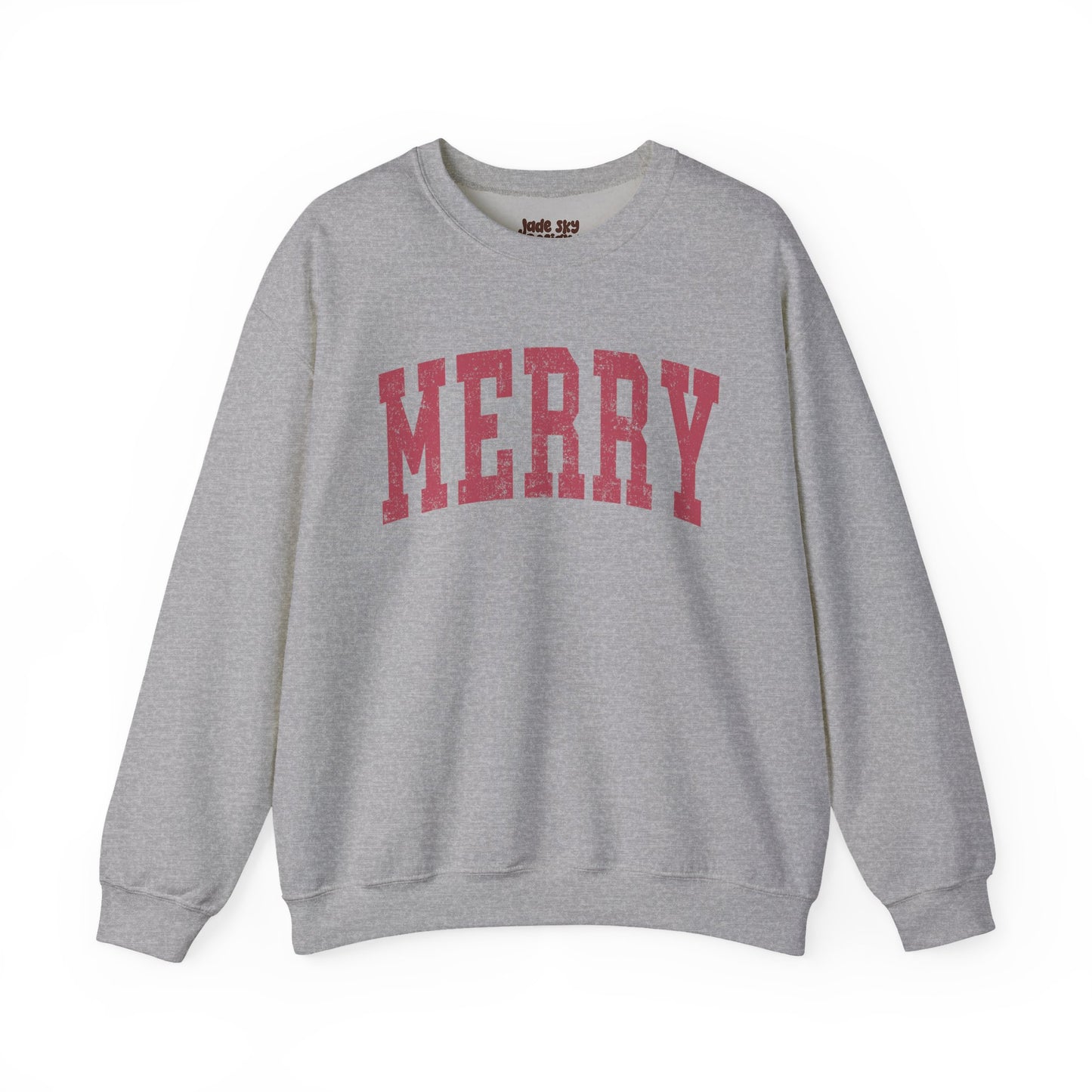 Merry Crewneck Sweatshirt (Red Lettering)