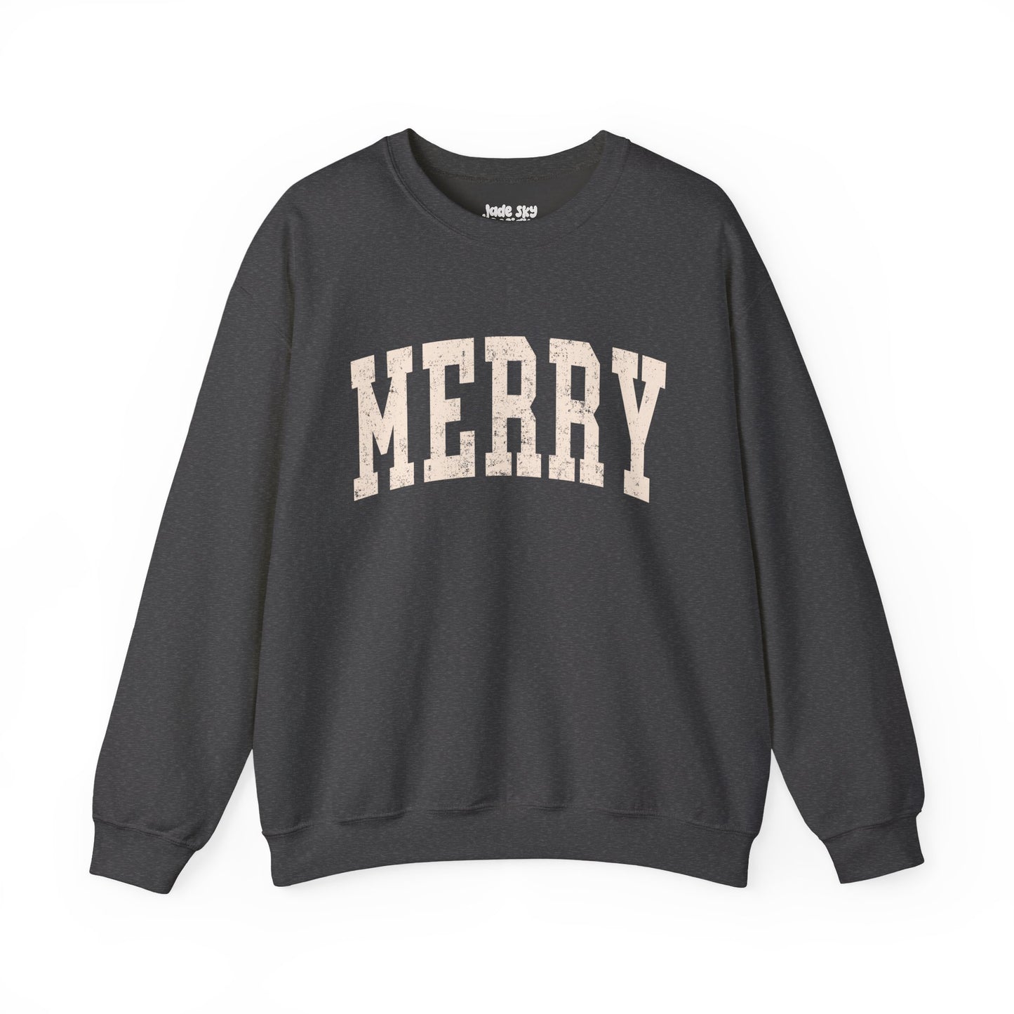 Merry (distressed) Crewneck