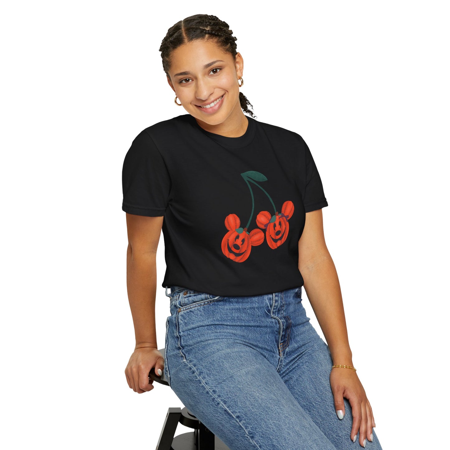 Magical Mouse Cherry Pumpkin Comfort Colors Tee