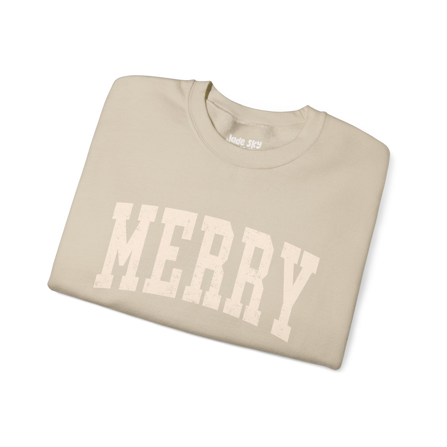 Merry (distressed) Crewneck