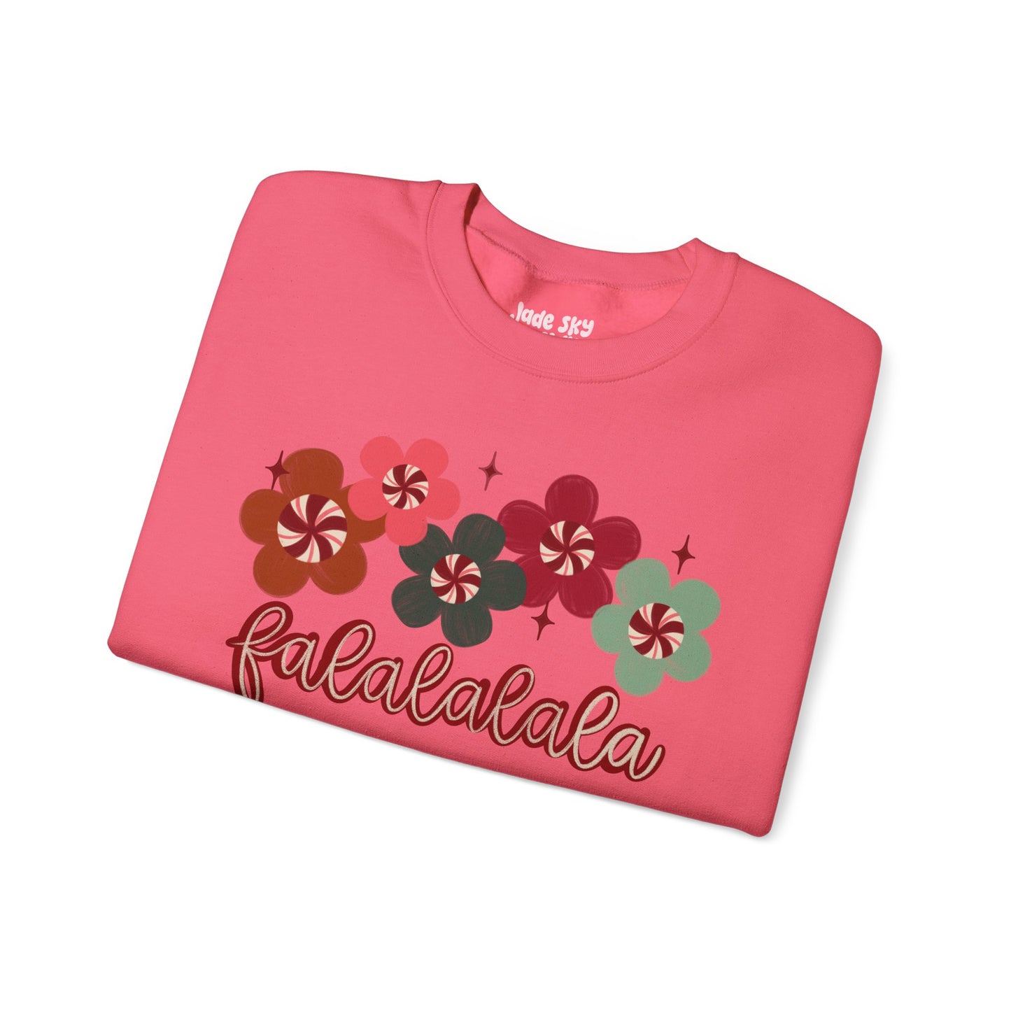 Floral Falalalala Crewneck Sweatshirt