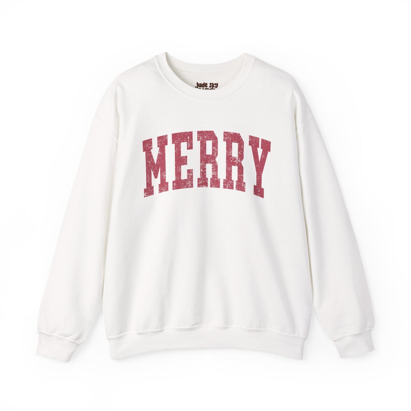 Merry Crewneck Sweatshirt (Red Lettering)