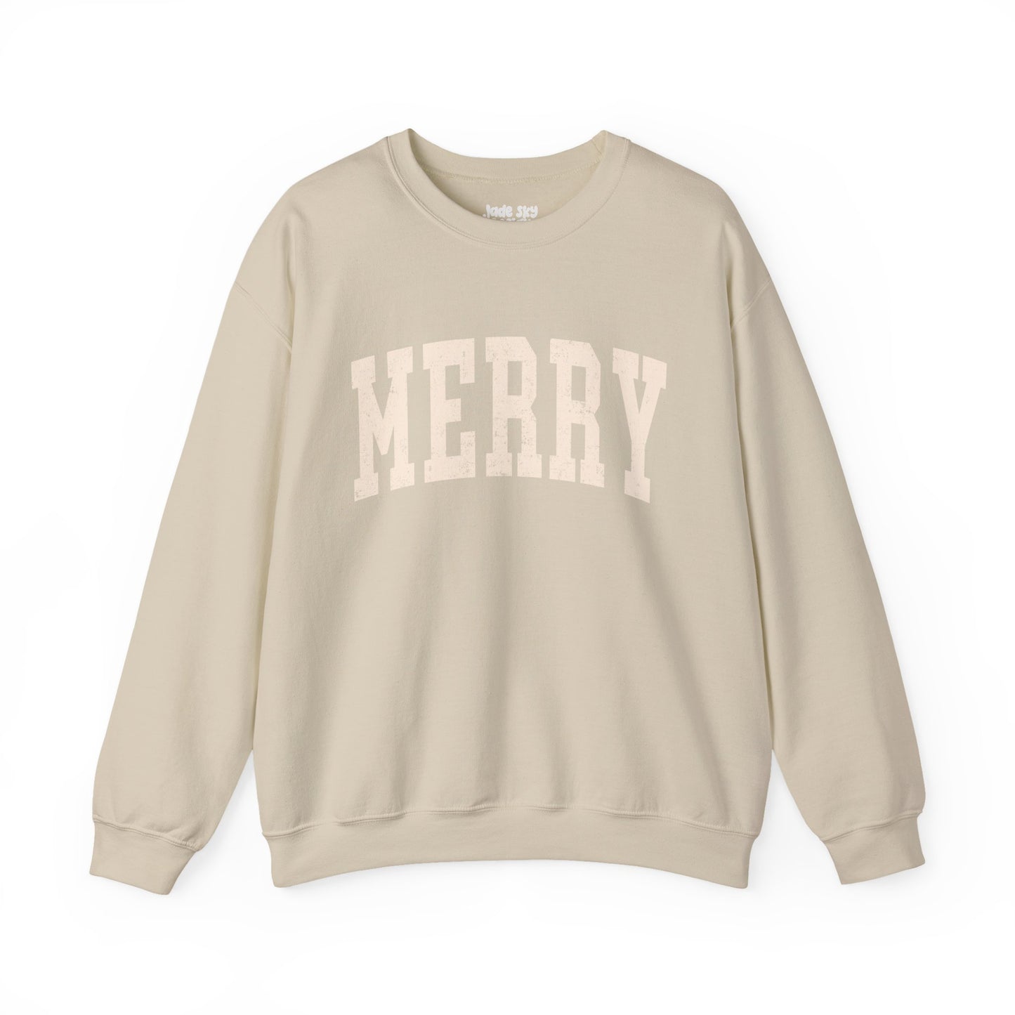 Merry (distressed) Crewneck