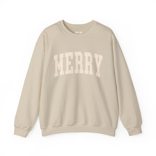 Merry (distressed) Crewneck
