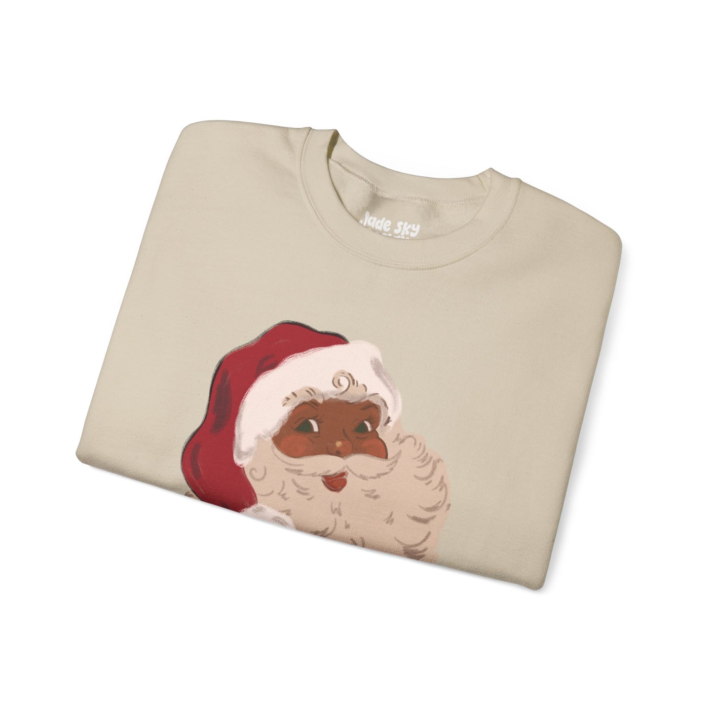 Vintage Brown Santa Crewneck Sweatshirt