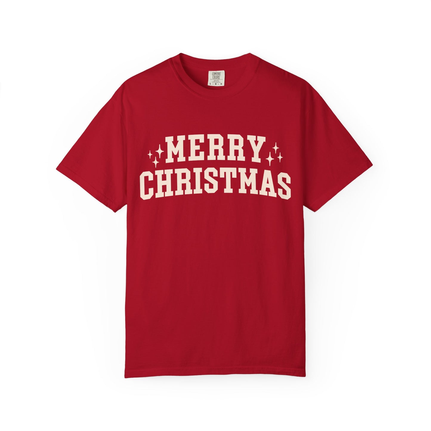 Merry Christmas Comfort Colors Tee