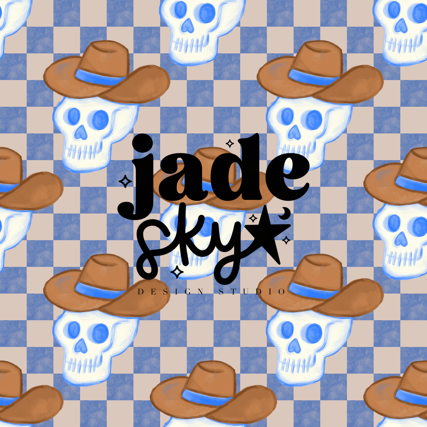 Desert Daydreams Cowboy Skulls