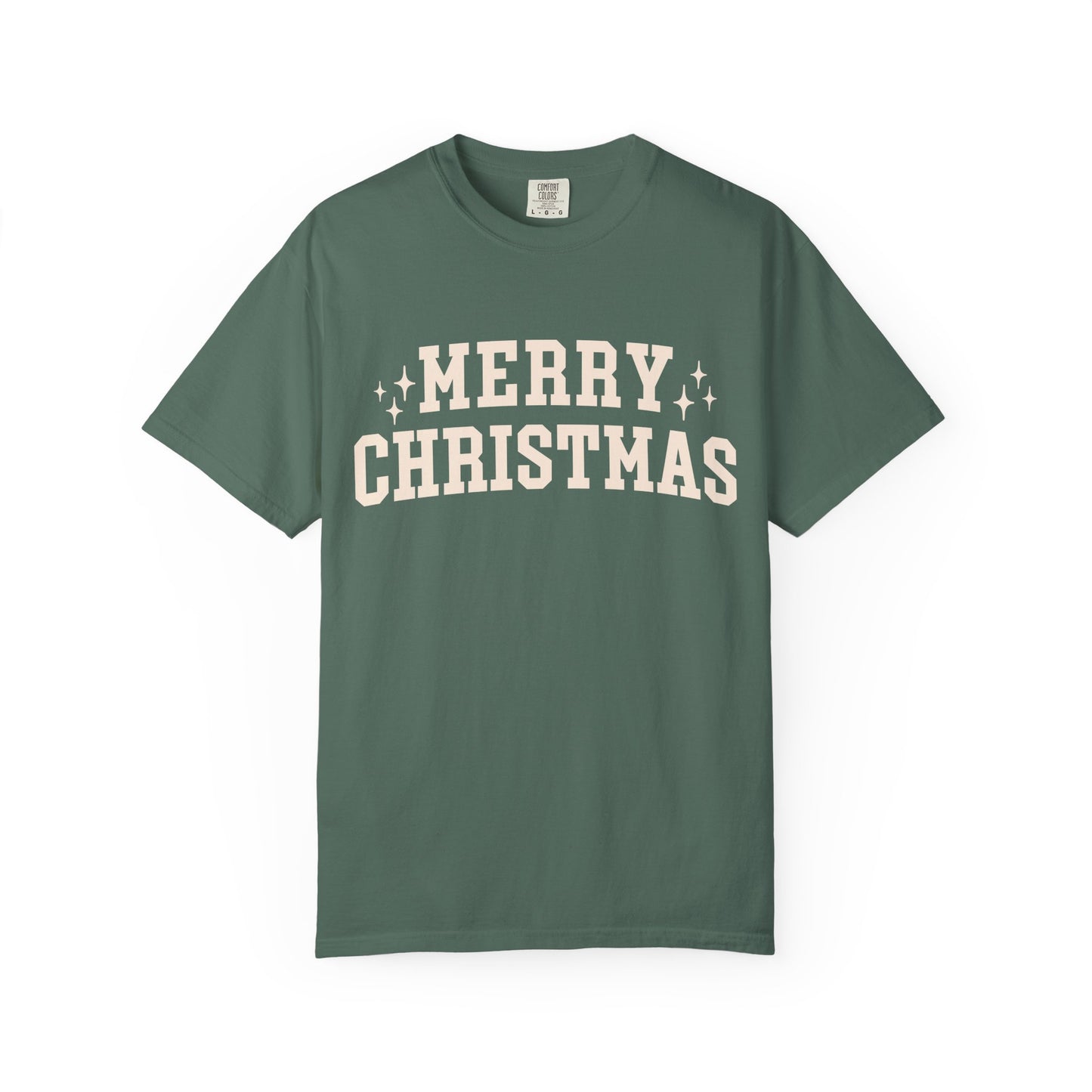 Merry Christmas Comfort Colors Tee