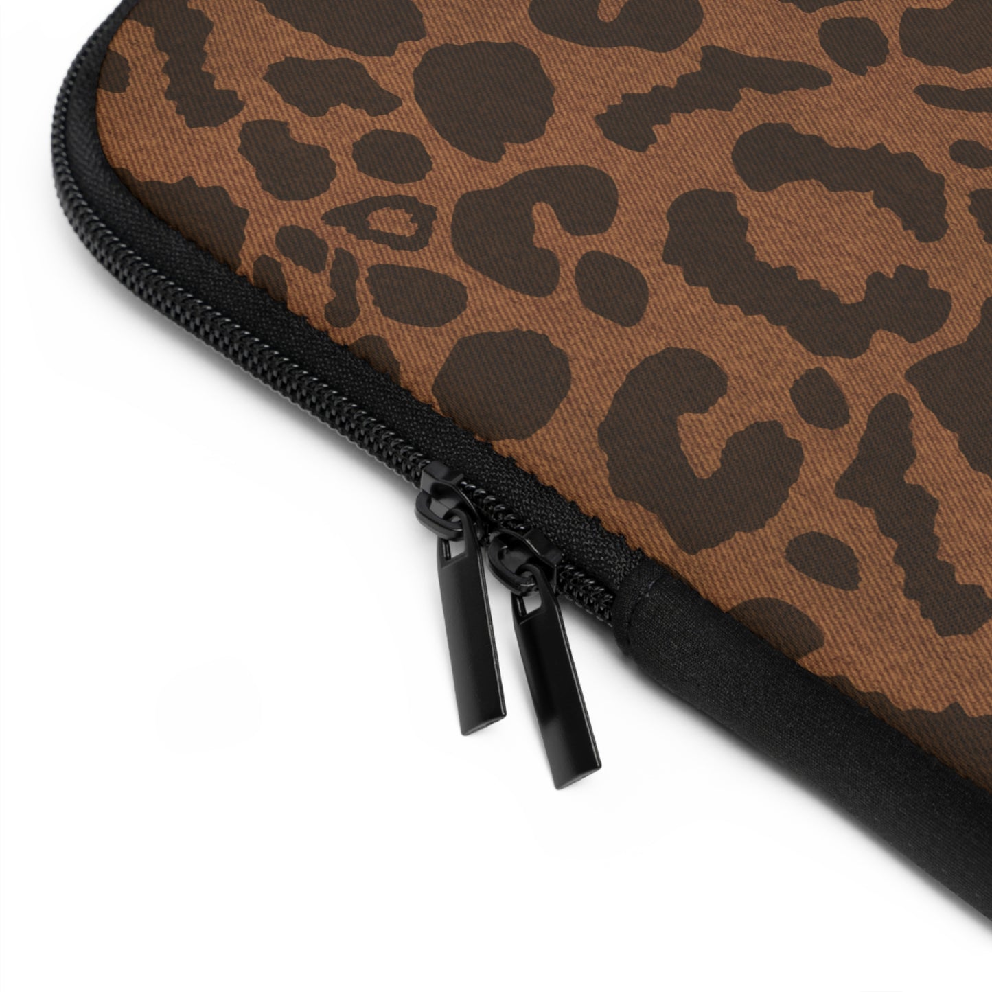 Cheetah Denim Laptop Sleeve