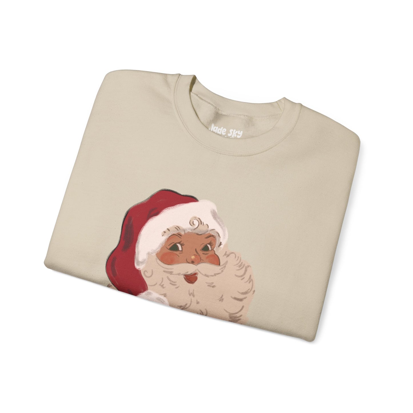Vintage Peach Santa Crewneck Sweatshirt