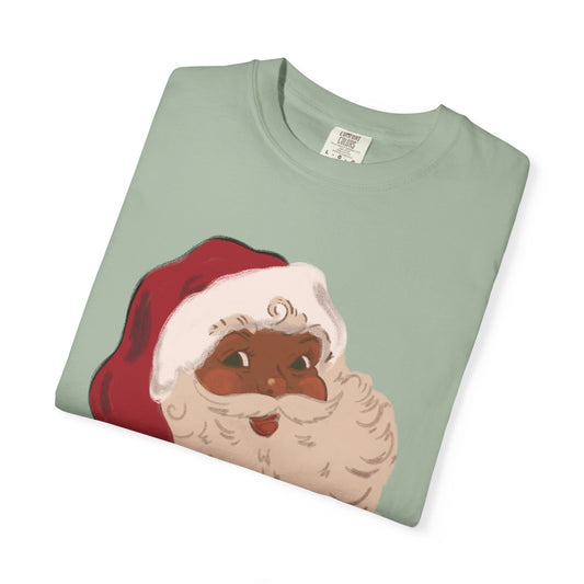 Vintage Brown Santa Comfort Colors Tee