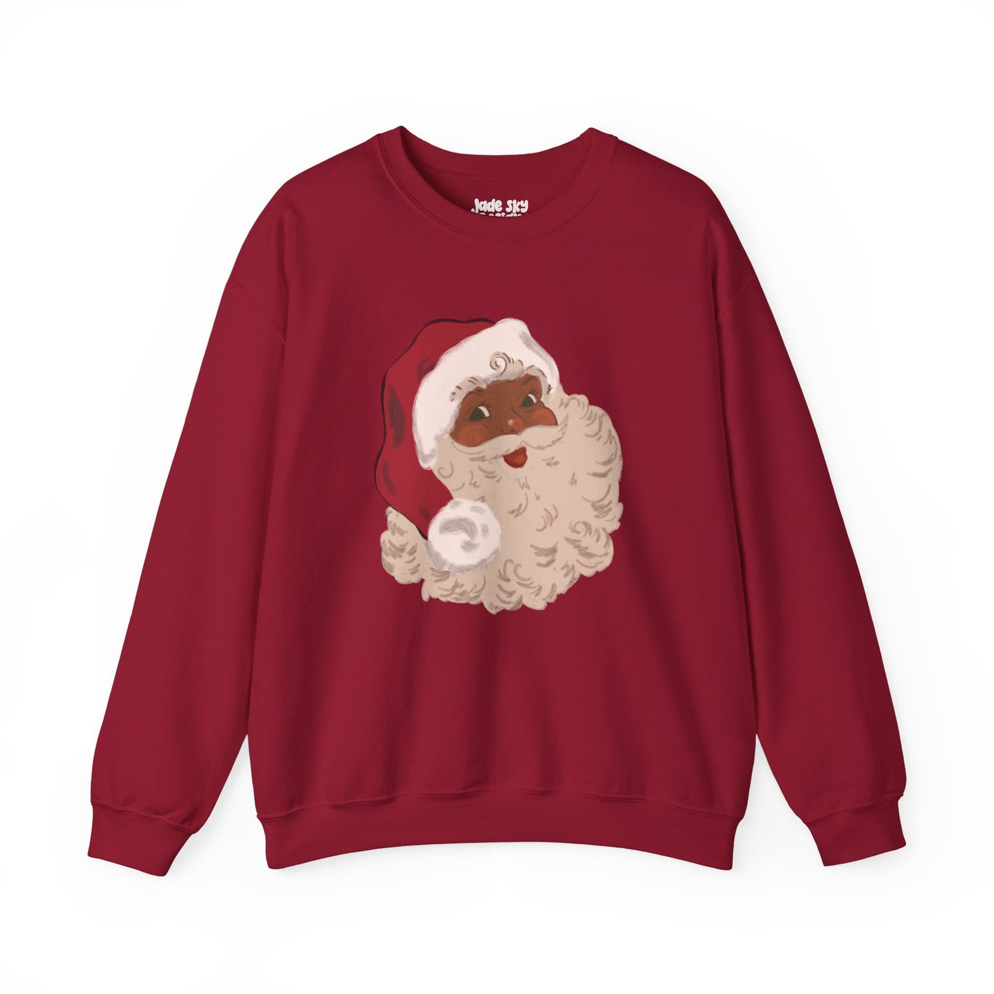 Vintage Brown Santa Crewneck Sweatshirt