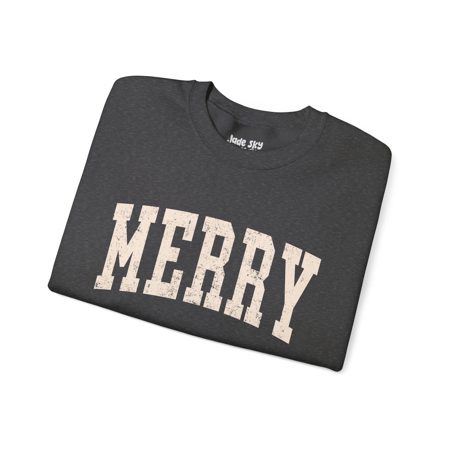 Merry (distressed) Crewneck
