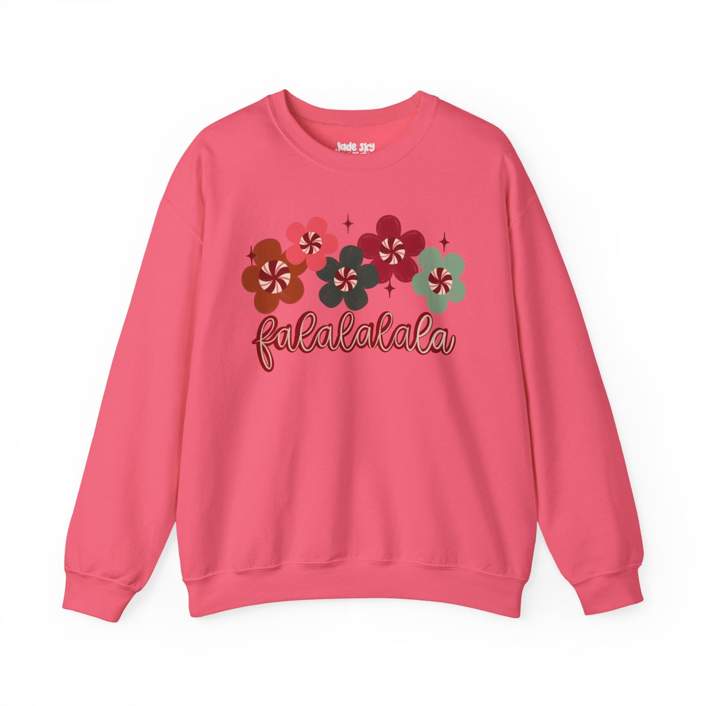 Floral Falalalala Crewneck Sweatshirt