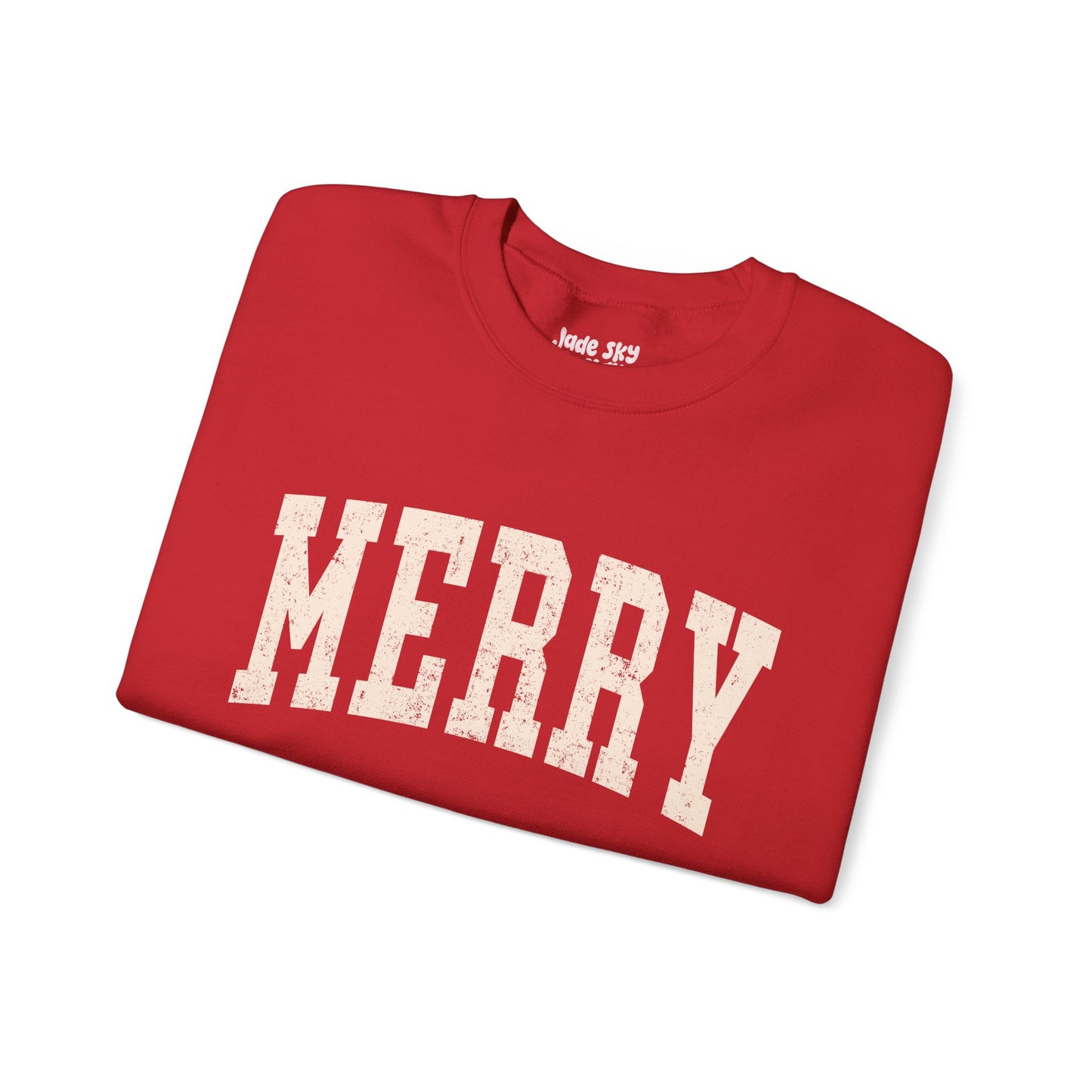 Merry (distressed) Crewneck